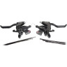 Шифтер/Тормозная ручка SHIMANO ALTUS, M310, левый/правый, 3X8 скоростей, трос+оплетка, черный ESTM3102PTA3L