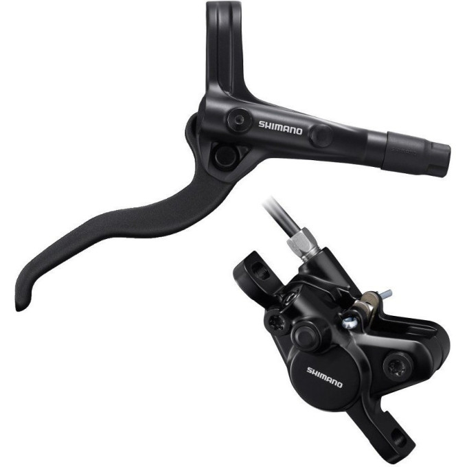 Тормоз дисковый SHIMANO MT MT400, BL(правый)/BR(задний), полимерные колодки, 1700vv, черный EMT400KGRXRA170