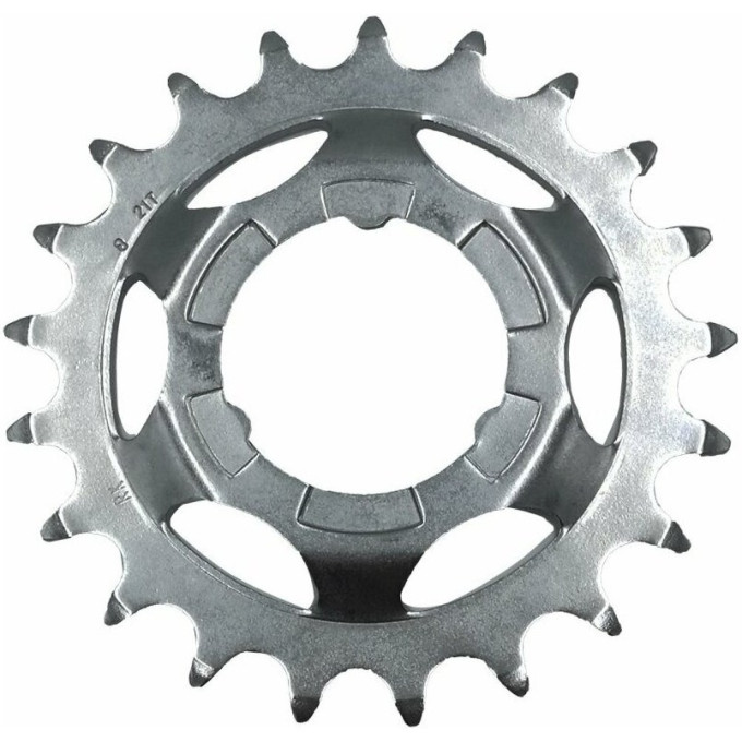 Звезда задняя SHIMANO GEAR 21T(2,3мм), цвет серебристый (DX) ASMGEAR21SP